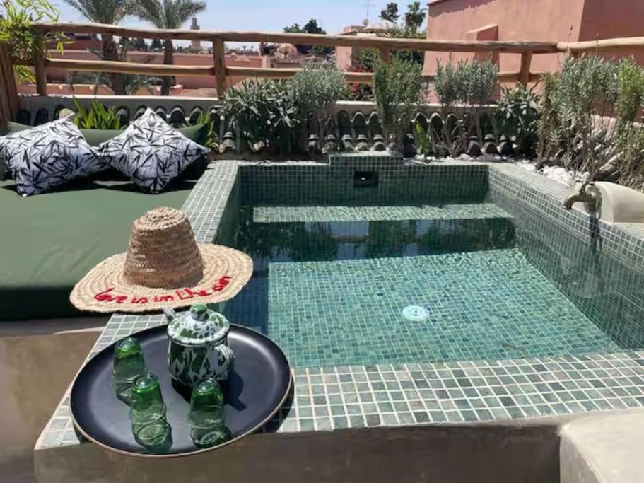 Riad Ptit Kech, Bassin Terrasse - Petits Dejeuners Marrakesh Eksteriør bilde