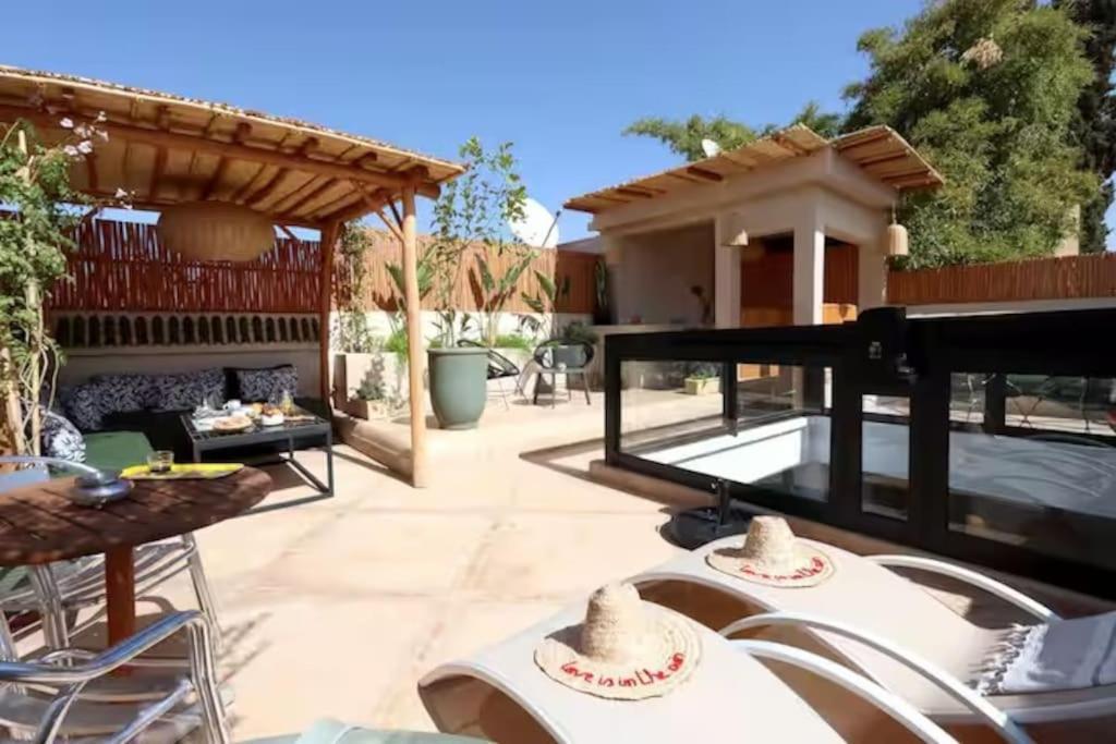 Riad Ptit Kech, Bassin Terrasse - Petits Dejeuners Marrakesh Eksteriør bilde