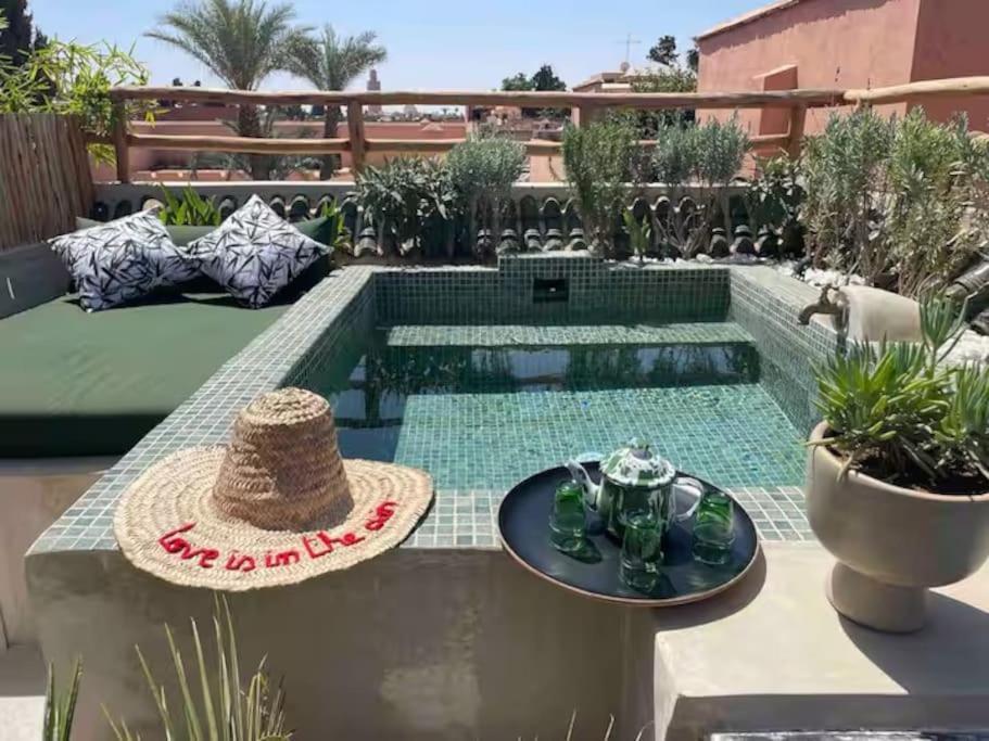 Riad Ptit Kech, Bassin Terrasse - Petits Dejeuners Marrakesh Eksteriør bilde
